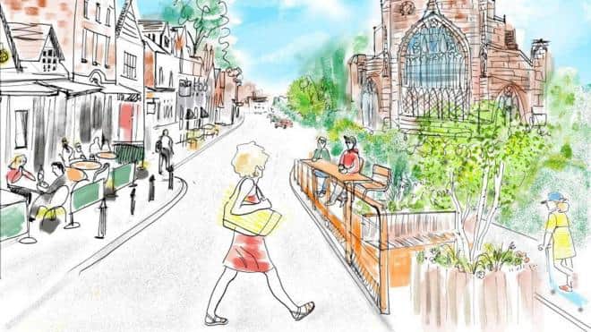 Historic street set for revamp — Abbey Foregate news photo